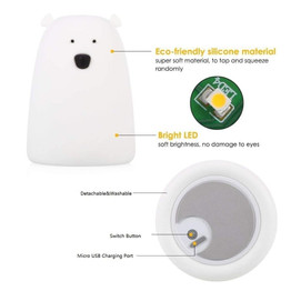 Teddy Bear LED Night Light