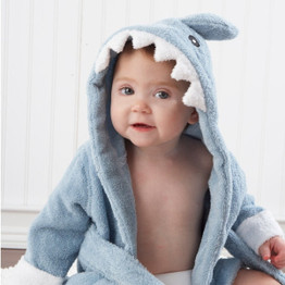 'Shark Baby' Hooded Bath Robe