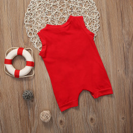 Stars & Stripes Sleeveless Jumpsuit