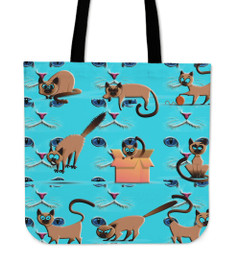 Funny cat eyes Tote Bag
