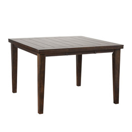 Urbane Counter Height Table With Square Top, Espresso Brown