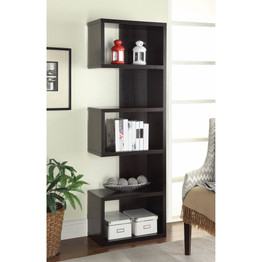 Majestic Semi-Backless Wooden bookcase, Brown