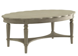 Conventional Coffee Table, Antique Gray