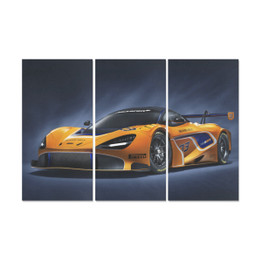 Mclaren Canvas Wall Art 3 Pieces Framed Wall Pictures