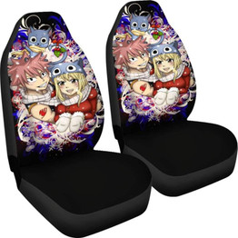 Natsu Lucy Christmas Fairy Tail Car Seat Covers