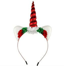 Christmas Unicorn Headband