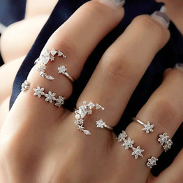 5 Pcs Galaxy ring set