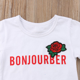 Girl Baby Girl Bonjour Outfit Set