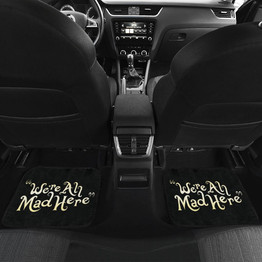 The Cheshire Cat Front And Back Car Mats