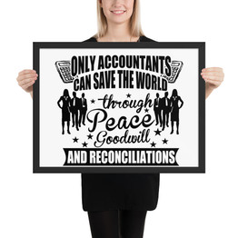 Gifts For Accountants Framed Poster
