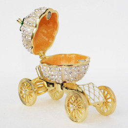 Pumpkin Carriage Jewelry Box