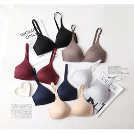 Seamless Bras for Women Push Up Bras No Wire Brassiere A B Cup Underwear Sexy Bra Three Quarters(3/4 Cup) Women lingerie