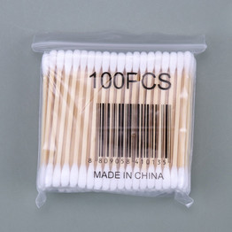 100PCS Pack Double Head Cotton Swabs