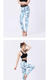Women Printed Quick-dry High Waist Yoga Pants