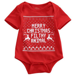 Newborn Baby Girls Boys Christmas Romper Santa Claus Bodysuit snowflakes Jumpsuit baby Outfit Set Christmas Costume