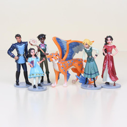 6pcs/lot Princess Toys Elena of Avalor PVC Action Figures Elena Dolls PVC Action Figures Prince Figure model toys Kids Toys