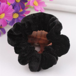 5PCS Women Velvet Hair Scrunchies Elastic Spring Hair Bands Ties Ponytail Holder Hair Accessories Women Girls Head Bands 001