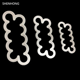 3Pcs/Set 2016 New Rose Flower Cake Mold Cookie Cutter Fondant Cake Decorating Tools Sugarcraft Cutter Cake Baking Tool