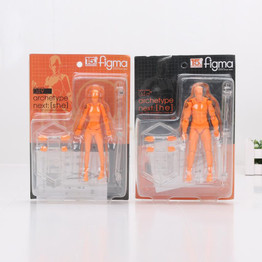 2pcs/set Figma Archetype Transparent She Transparent He Body Kun Chan Moveavle PVC Action Figure Toys Brinquedos