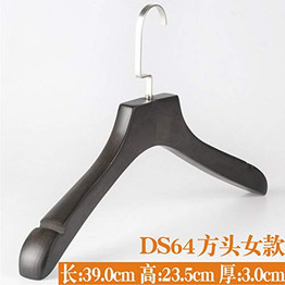 Xyijia Hanger Black Solid Clothes Hanger Clothing Store Skid Racks Hotel Wooden Clothes Hangers Clothes Rack