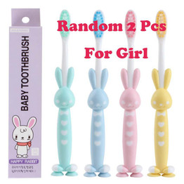 2Pcs/Lot Kids Baby Toothbrush Teether Training Children's Tooth Brush Soft Bristle Mouth Clean Teeth Cleaning Baby Toothbrush