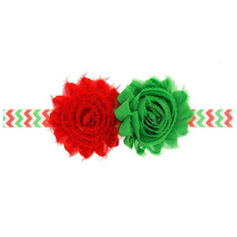 Newborn Girls Christmas Ornaments Headdress Flower Elastic Hair Band Beautiful Hair Accessories Multicolor Headwear Perfect Gift