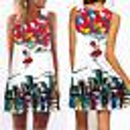 3D vintage Print summer dress bohemian beach dress summer sundresses women dresses dashiki hippie boho vestidos plus size