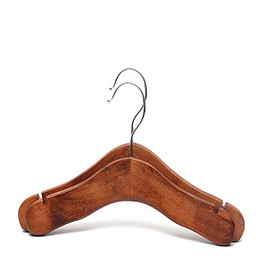 Xyijia Hanger 10Pcs/Lot 24Cm/27Cm Children's Real Wood Clothes Rack Clothes Store Children's Clothes Rack New Baby Clothes Hanger