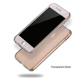 360 Full Body Protective Case for Iphone 7 6 6S Soft TPU Transparent Cover for Iphone 7 6S Plus SE 5S 4S 4 Front & Back Cover