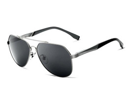 VEITHDIA Brand Men's Aluminum Magnesium Big Oversize Sunglasses Polarized Blue Lens Eyewear Sun Glasses For Men Male 3598