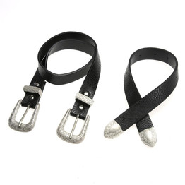 Belt  New Fashion Women Lady Vintage Boho Metal Leather Double Buckle Waist Belt Waistband