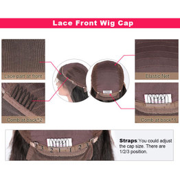 Elva Hair Lace Front Human Hair Wigs Pre Plucked Hairline Water Wave Brazilian Remy Hair Lace Wigs With Baby Hair Natural Color