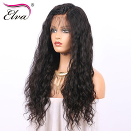Elva Hair Lace Front Human Hair Wigs For Black Women Pre Plucked Hairline Brazilian Remy Hair Wigs With Baby Hair Bleached Knots