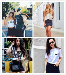 ROMWE Autumn Mini Skirts Casual Skirts For Women Plain Black With Pockets Above Knee Denim Bodycon Skirt