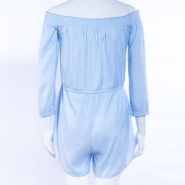 rompers womens jumpsuit summer elegant Jumpsuits Off Shoulder Clubwear Playsuit Party Jumpsuit Romper Short Trousers C0