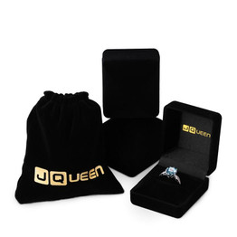 JQUEEN 4ct Blue Topaz Gem Stone Rings 925 Sterling Silver Oval Cut bijoux anel female Ring for Women Fine Jewelry With Gift box