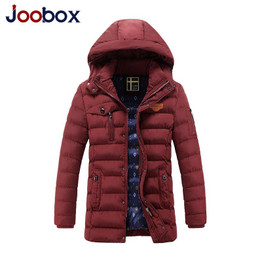 JOOBOX Brand Winter Jacket Men Warm Down Jacket Casual Parka Men padded Jacket Casual Handsome Hooded Coats