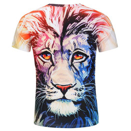Mr.1991INC Youth 3d T-shirt Men/Women Fashion Brand T-shirt 3d Print Lion T shirt Summer Tops Tees Shirts