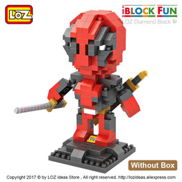 LOZ Blocks iBlock Fun Action Figure Toys Superhero Dolls Plastic Cube Building Blocks Bricks Educational Toy Mirco Brick 9522
