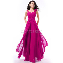 LOVONEY S323 Hot Sale Burgundy Prom Dresses 2017 Chiffon Long Formal Dress Evening Party Dresses Prom Gown Vestido De Festa