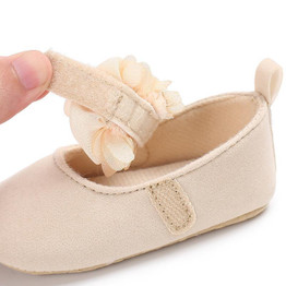 Baby Newborn Toddler Girl Crib Shoes Flower Soft Sole Non-Slip Baby Shoes