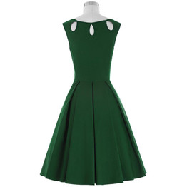 Belle Poque Women Dress 2017 Robe Vintage Black Elegant Summer Dress Tunic Casual Midi 1950s 60s Rockabilly Swing Party Dress