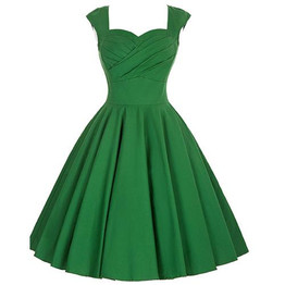 Belle Poque 2017 Red Green Women Rockabilly Dresses Cotton Sleeveless Summer Vintage 50s Style Vestidos Casual Party Tea Dresses