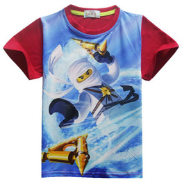 Baby Boys T-shirt Children's Clothing Legoe Ninja Ninjagoed Cartoon T-shirt Tops Superman Top Tees Girl Clothes Child Costume