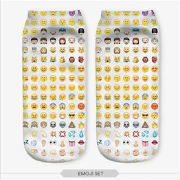 MuLian 3D Printed Socks Women Cotton Unisex Short Socks Low Cut Ankle Socks Multiplecolors Funny Emoji Socks Sun Art