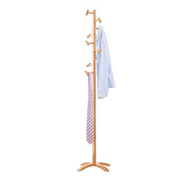 LXLA-Coat rack floor solid wood hanger simple racks bedroom clothes hanging fashion clothes rack (Style : Hammer models)