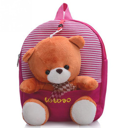 Kawaii Cute Children School Bags Backpack Kindergarten Girls Boys Kid Backpack Cute Cartoon Toys Bear Schoolbag