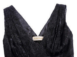 Kate Kasin Sleeveless Short Cocktail Dresses 2017 Autumn Party Gown A Line Formal Prom Dress Knee Length Lace Cocktail Dress