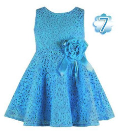 Baby Dress 2016 Cute Girl Dresses Princess Sleeveless Little Girls Dress Tutu Lace Flower Party Wedding Vestidos Baby Clothing