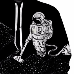 Pullover Sweatshirt Hoodie Men Unisex Long Sleeve Outerwear Funny Print Sweatshirts Astronaut Pullovers 3D swear Dropshipping
